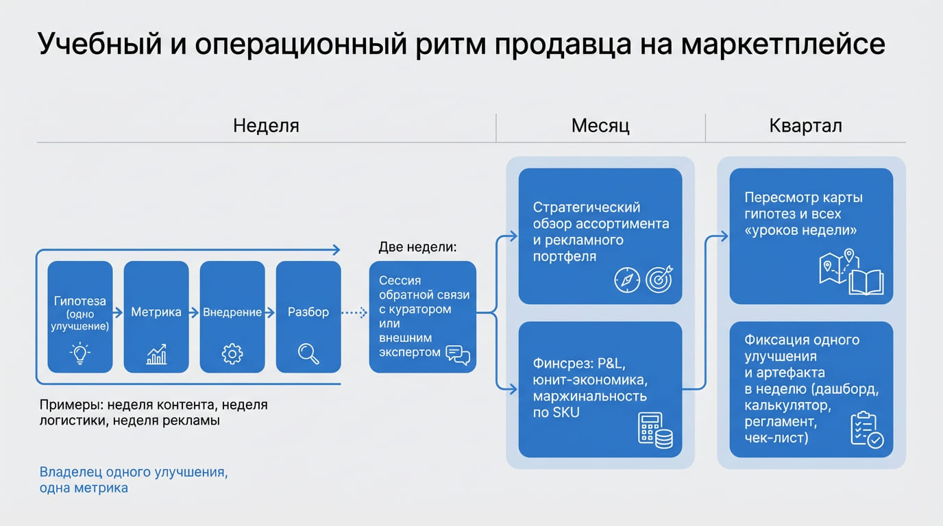 учебный и операционный ритм продавца